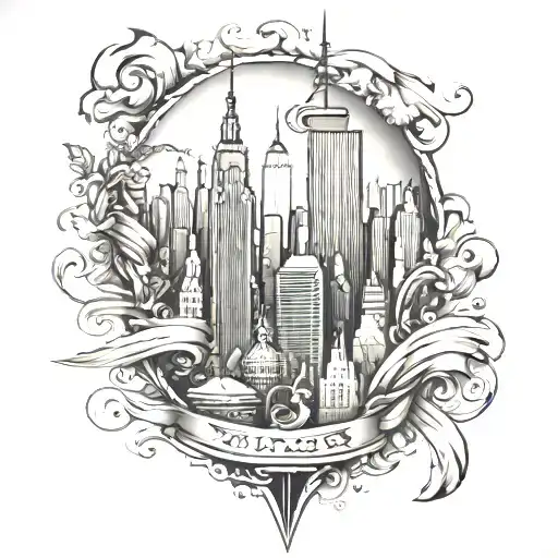 New York Theme Sleeve