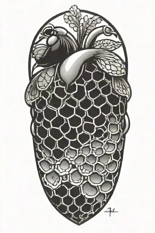 Honey Comb Heart