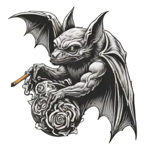 Bat Smoking Joint