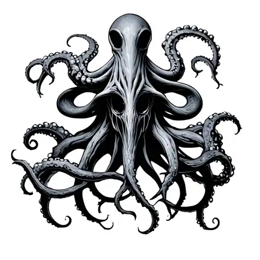 Mind Flayer Tentacles Triskele Symbol