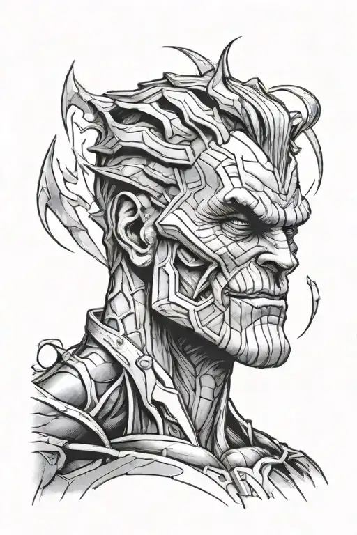 Thanos And The Joker Face