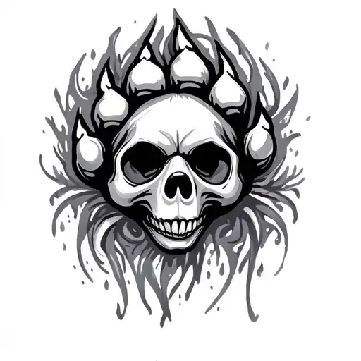 Skulls Bear Paw