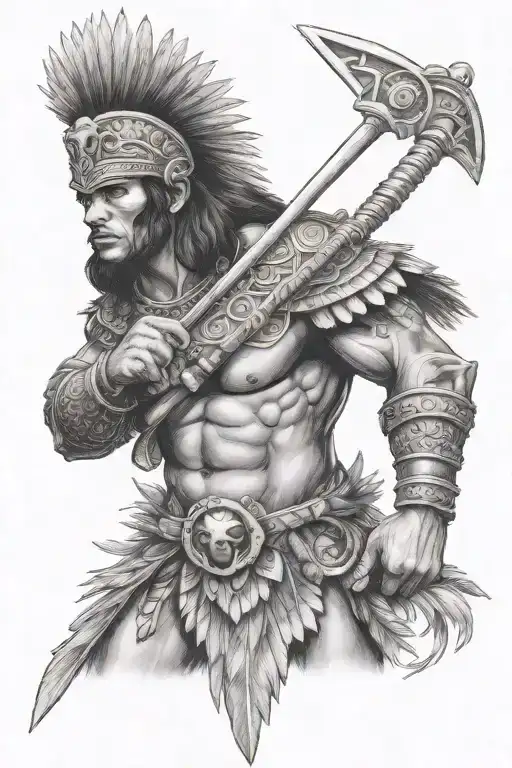 Lapu Lapu Lapu Warrior Wielding