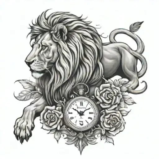 Lion And Watch