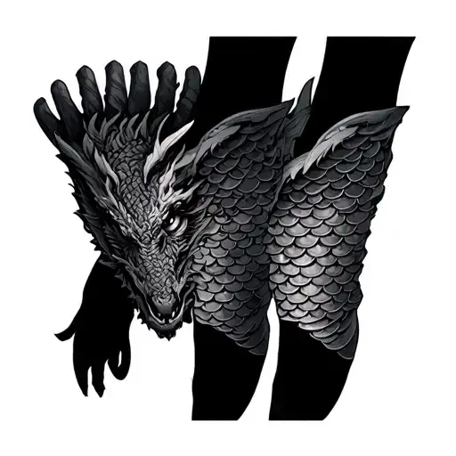 Dragon Scales Hand Sleeves