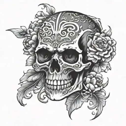 Skull Japanese Style
