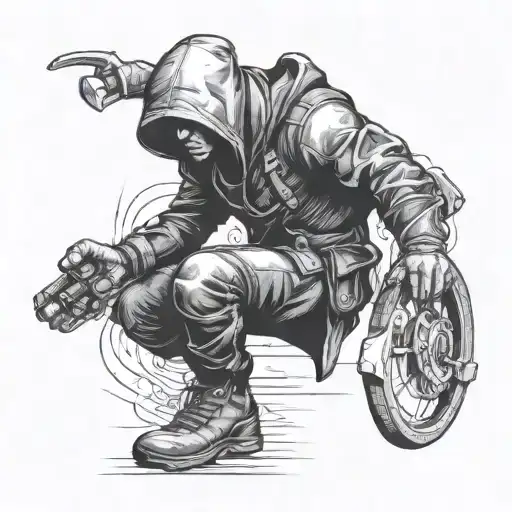 Thief In The Night Robbing For The Hood