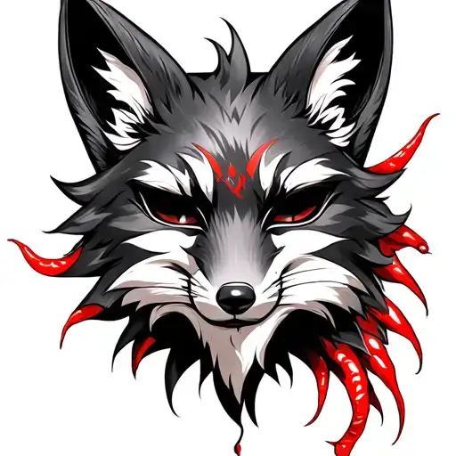 Fox Mask With Red Chilie