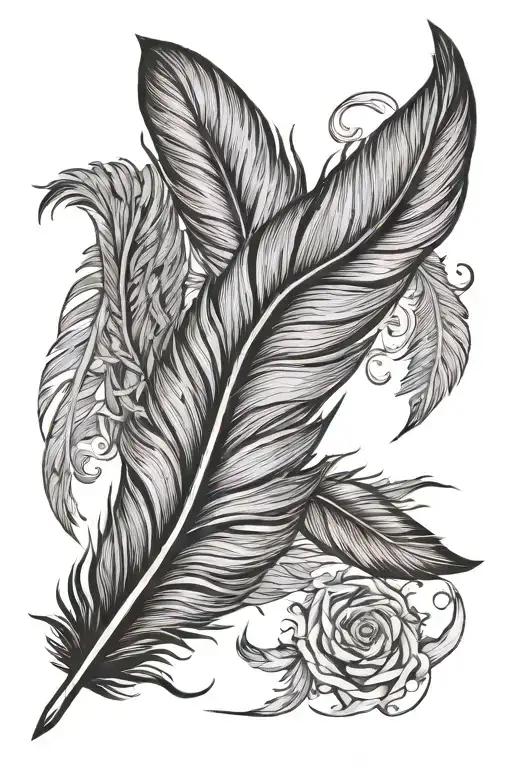 Feather From Which Birds Fly