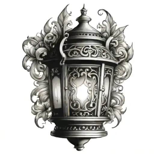 Lantern With A Crown Adorned