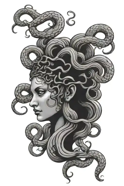 Sad Medusa Head