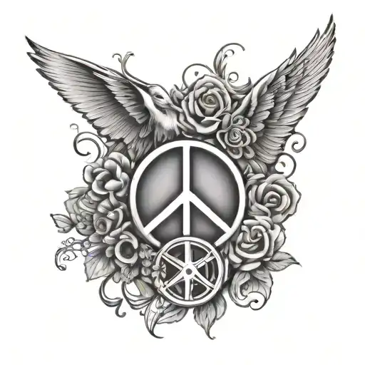 Peace Love And Healing To Cover Up A Scar