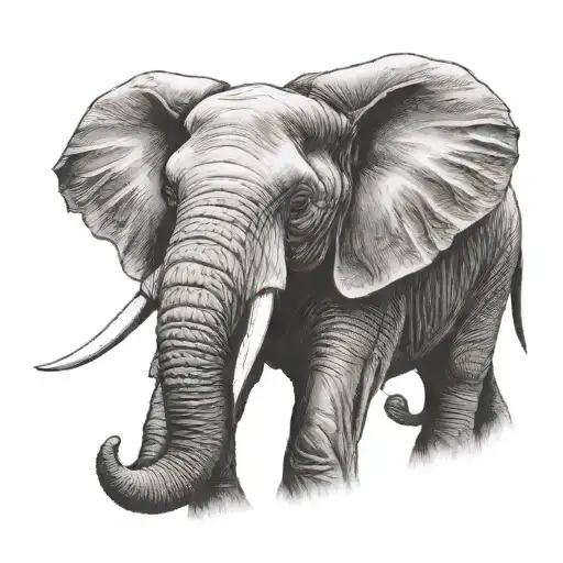 The Name Vinnie Spelled The A Photo Of An Elephant