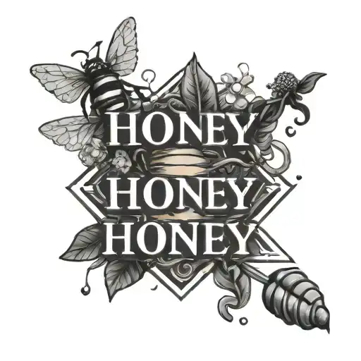 Honey Lettering