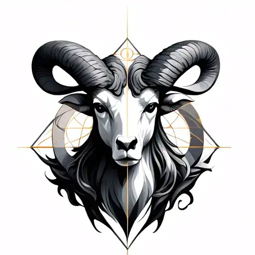 The Golden Ratio With Aries Zodiac Sign