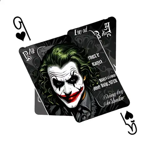Joker Card With Quote Of Joker Card