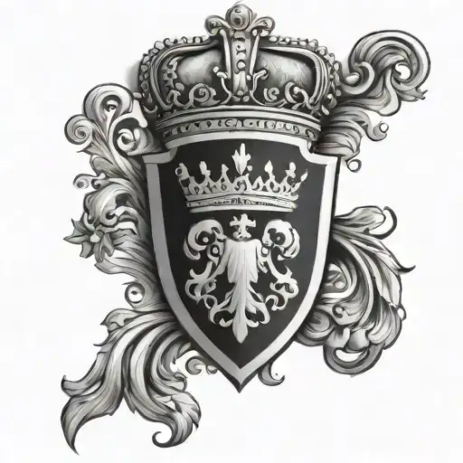 Adams Family Crest Heraldry Crown