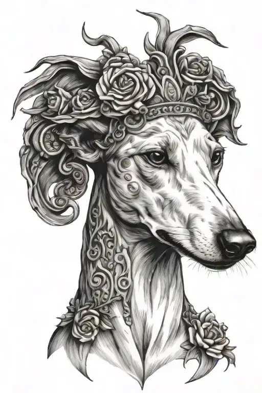 Italian Sicilian Heritge Greyhound Medusa