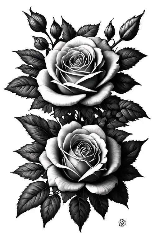 Rose Honey Suckle Flowers