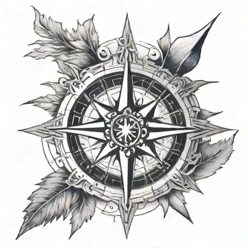 Minamalist Southern Cross With A Compass