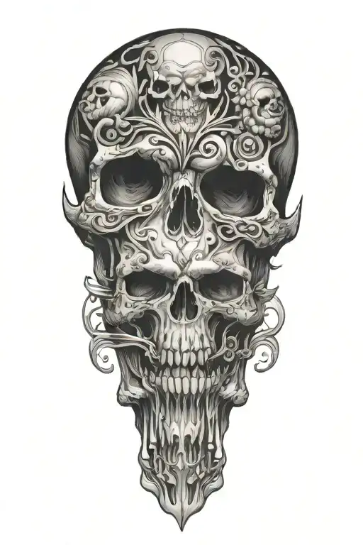 Outdoors With Skulls
