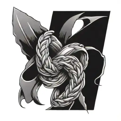Knot Ring Tattoo Design