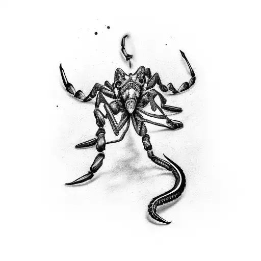 Letters Dta With A Scorpion