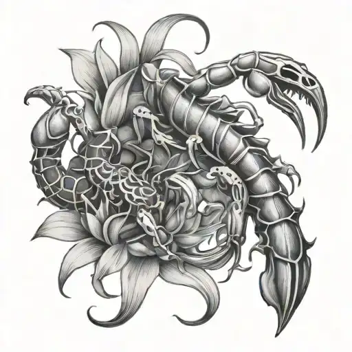Scorpion And Tigerlily Intertwined