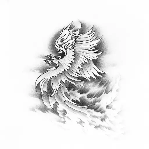 Japanese Phoenix Tattoo For Arm
