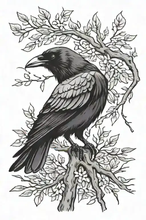 Crow And Branch