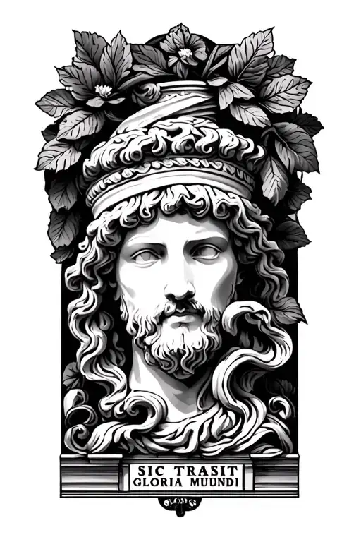 Ancient Rome That Incorporates The Saying Sic Transit Gloria Mundi