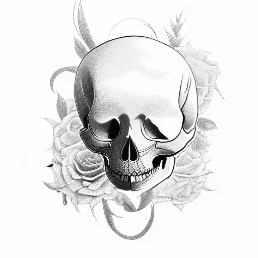 Day Of The Dead Female Skull