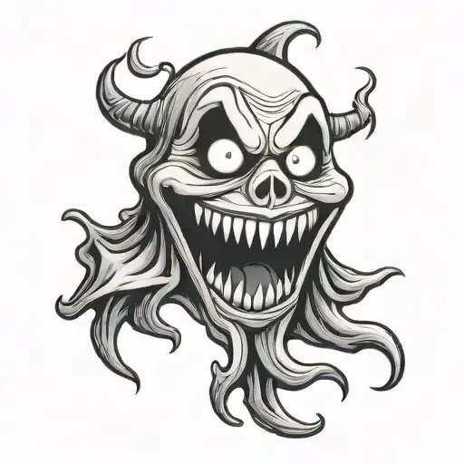 Evil Laughing Simple Ghost