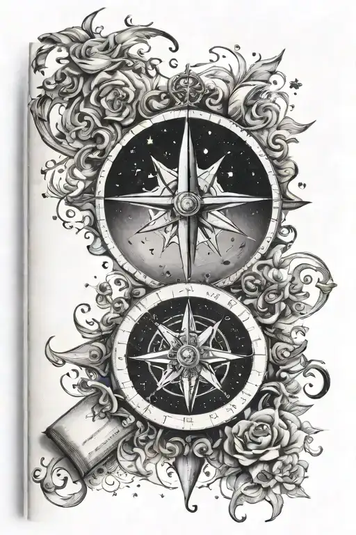 Moon Compass Book Open