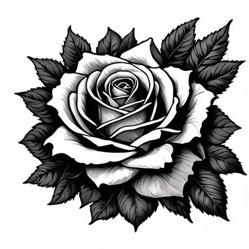 Blacked Out Rose