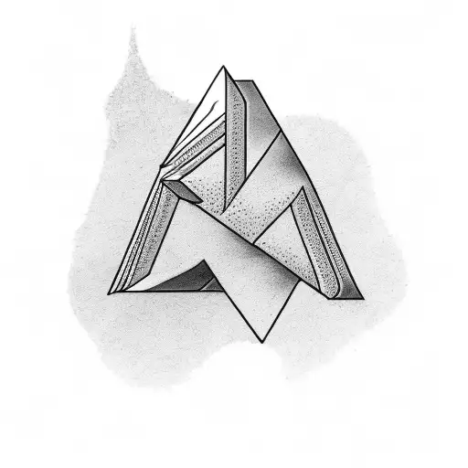 A Minimalist Black And Grey Tattoo Of The Word 'Alph' In A Unique Font