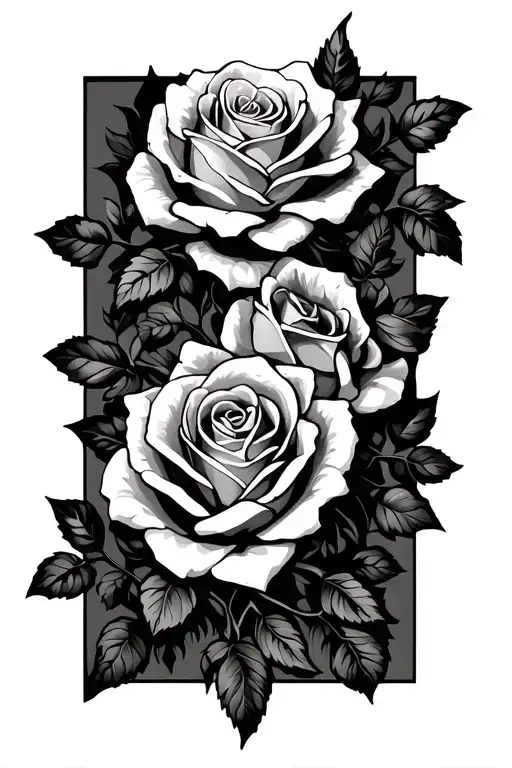 Rose Vines With Roses