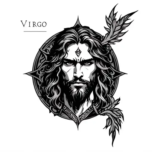 Virgo Sign Male Warrior