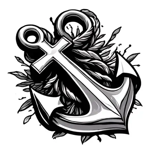 Anchor Cross For A Woman