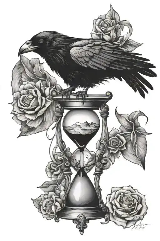 Inflames Raven An Broken Hourglass