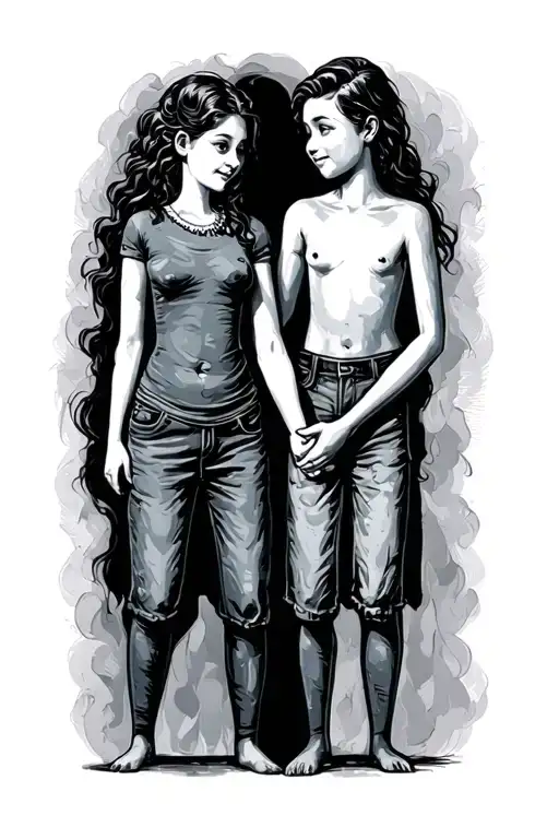 Mom Dad Son Holding Hands