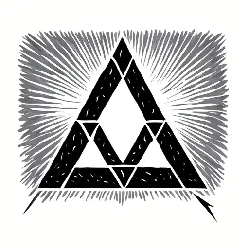 Valknut Symbol Minimalist
