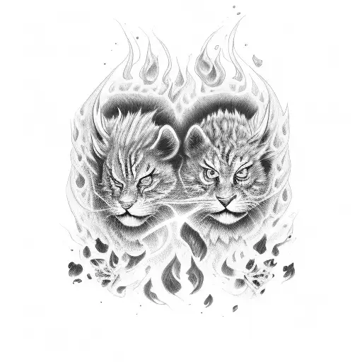 His And Hers Twin Fire