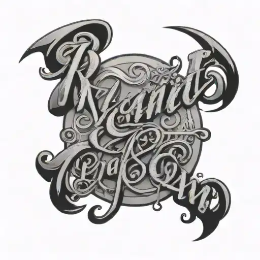 Ryan In Script Font