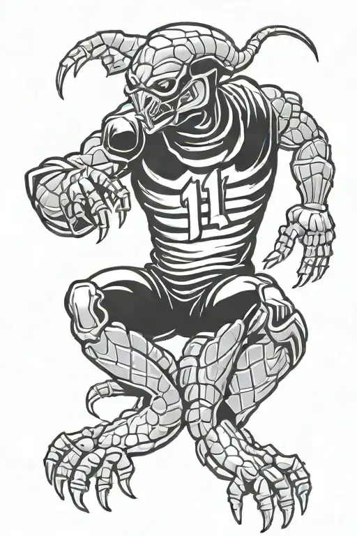 Scorpion Wearing Football Shirt With Number 11