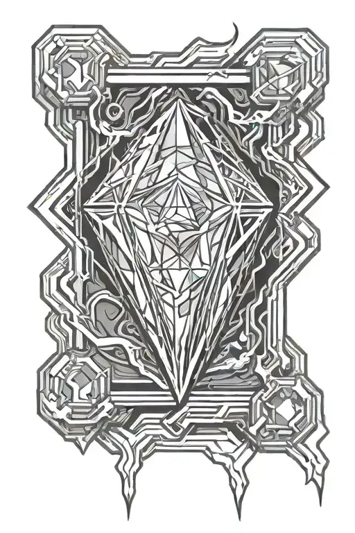 Diamond Outline Looking 3D Printer Extruding