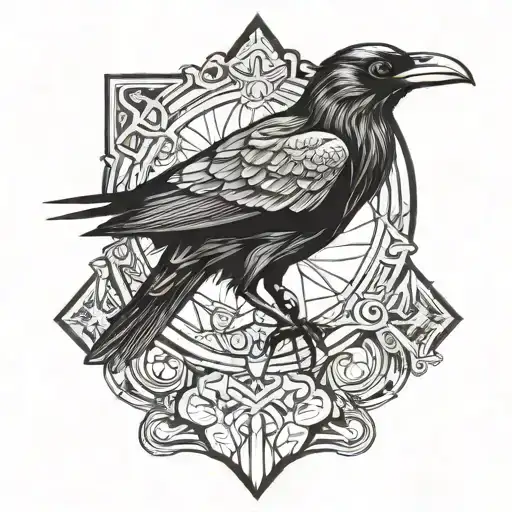 Raven Spade Shaped Geometry