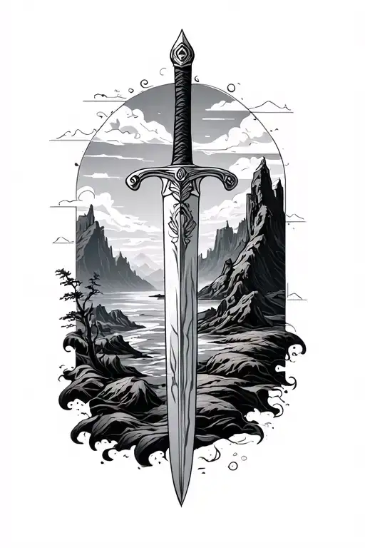 Sword And Land Scapes