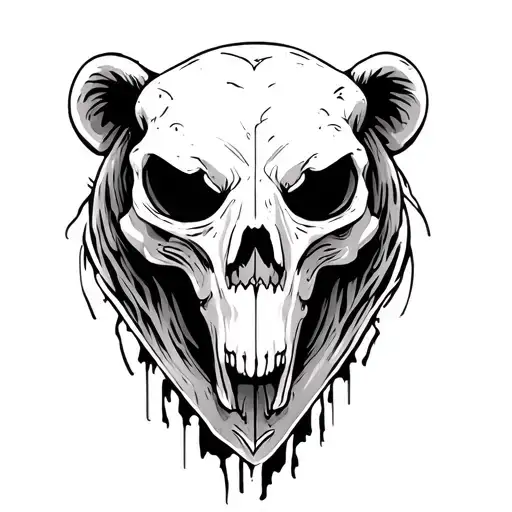 Bear Skull Alcatel's
