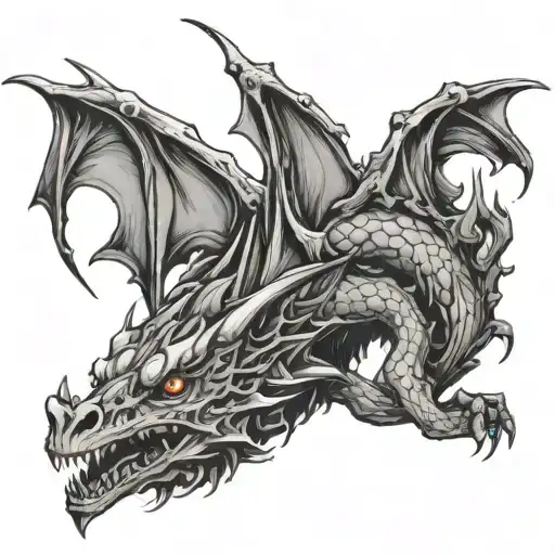 Dragon X3 Grotesque Ripped Flesh